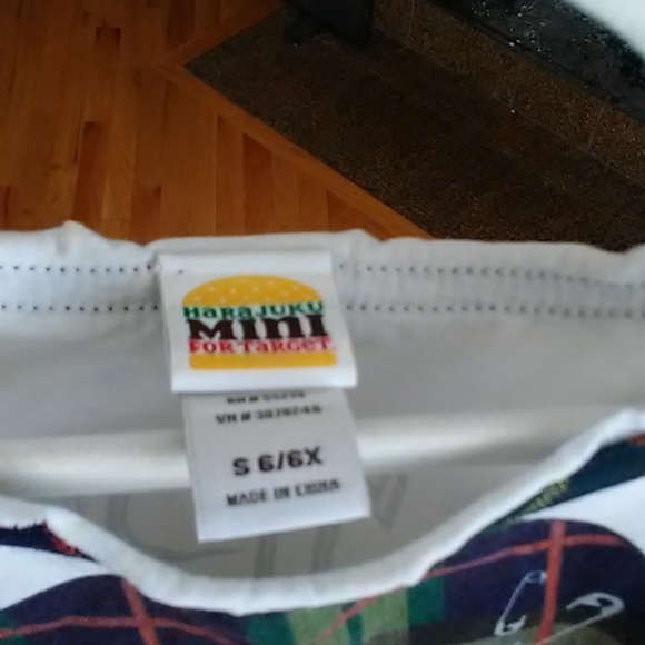 NWT Girls Harajuku Mini tee sz S 6/6x - Picture 3 of 7